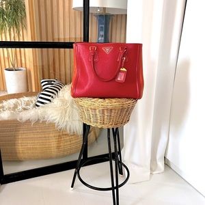 Prada Saffiano Bicolor Tote